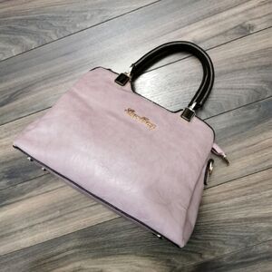 Shuo Feng Lilac Lavender Top Handle Bag | Pastel Y2K Crossbody Purse OS